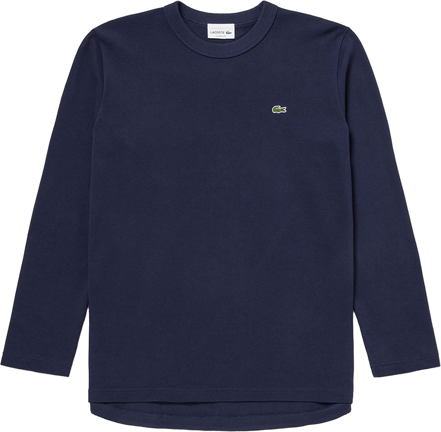 ラコステ LACOSTE クラシックフィットロングスリーブTシャツ メンズ トップス ウェア Tシャツ 長袖 ロンT ワンポイント クルーネック カットソー 長袖Tシャツ ロゴT TH701999 166 ネイビーブルー