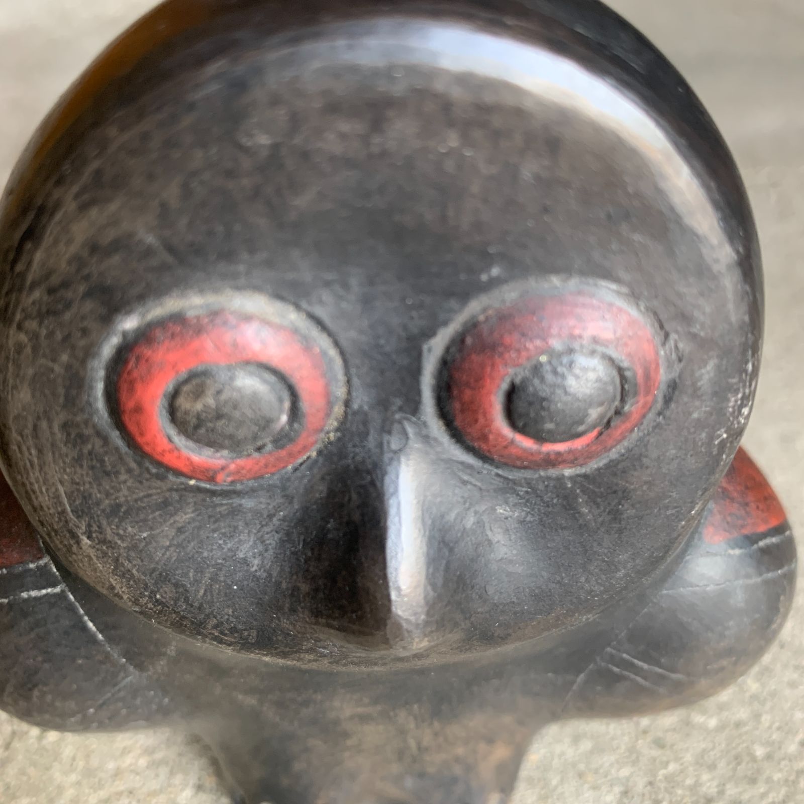 メキシコ ヴィンテージ フクロウ オアハカ 置物 オブジェ フォークアート HM 0140 ステンドグラス 置物 