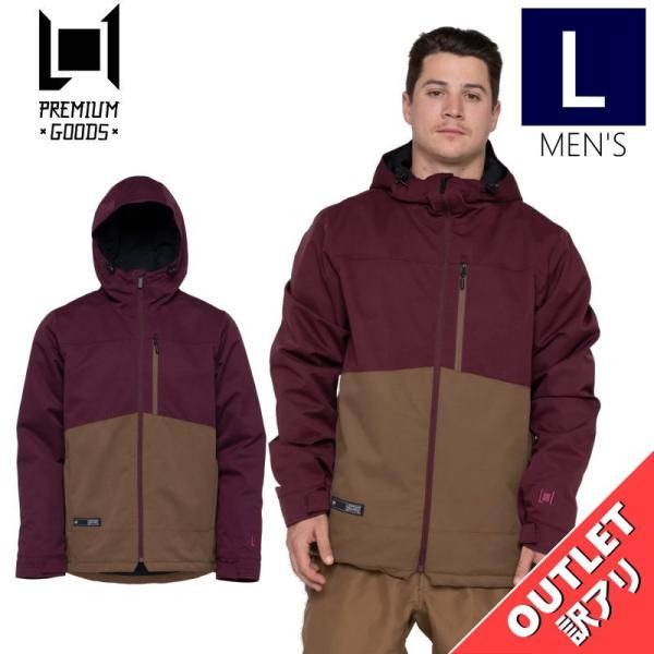 【アウトレット】23-24 L1 HASTING JKT PORT COFFEE Lサイズ メンズ レディース スキー スノボウェア ジャケット 型落ち 