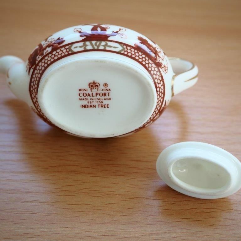 ミニチュア】美品 英国 コールポート インディアンツリー ティー