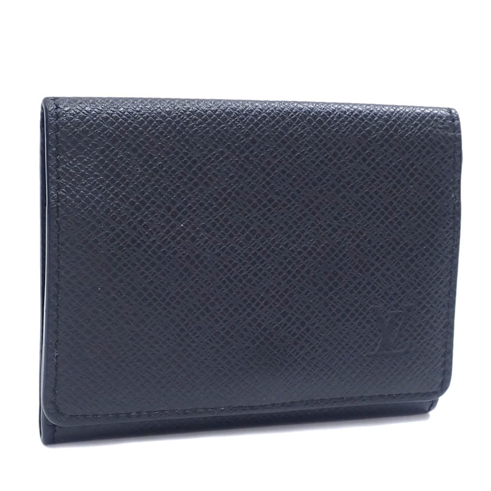 ルイ ヴィトン Louis Vuitton ルイ ヴィトン 二つ折り カードケース タイガ アンヴェロップ カルト ドゥ ヴィジット NM メンズ M64595 ノワール 黒 名刺入れ C2236032