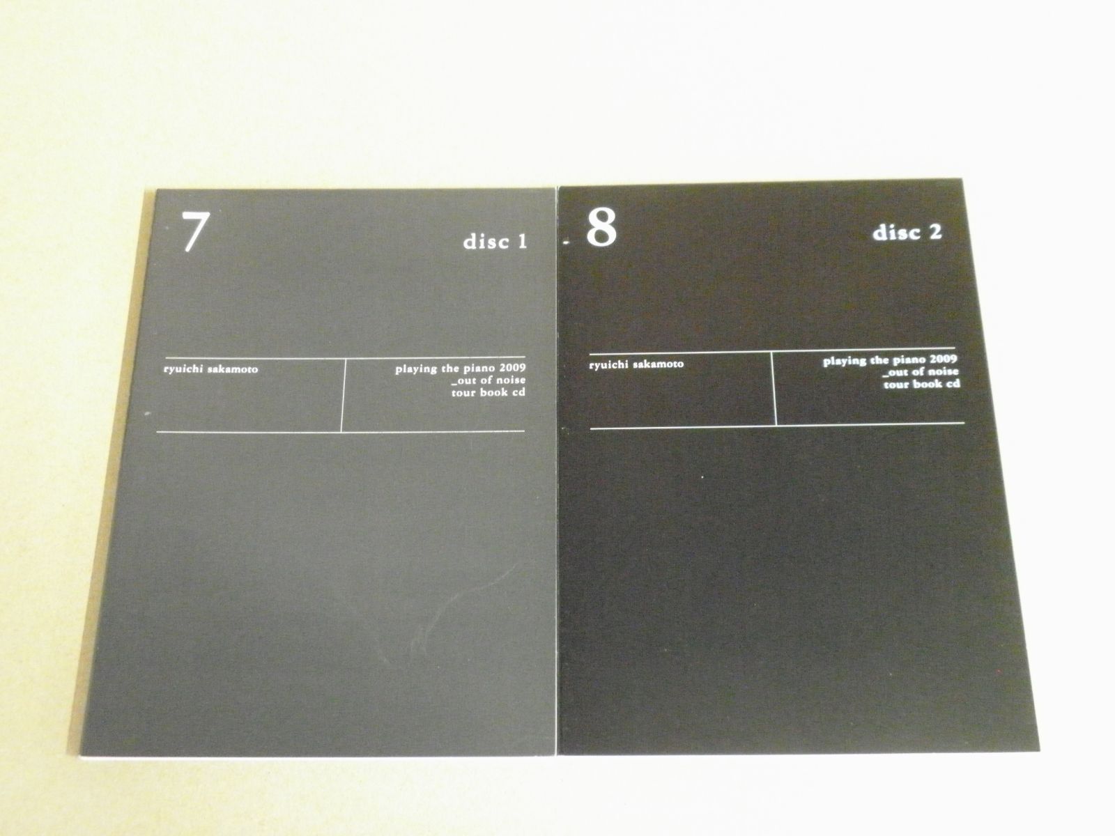 坂本龍一 「playing the piano 2009」2CD+BOOK ryuichi sakamoto playing the piano 2009_out of noise -tour