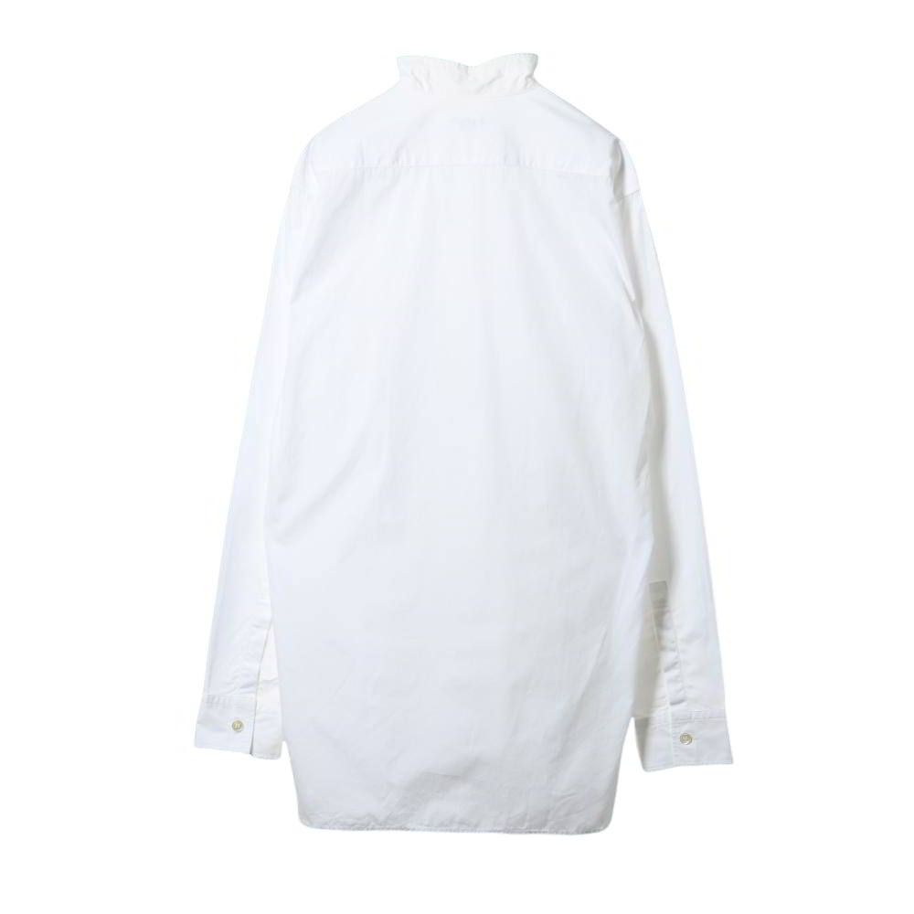 Yohji Yamamoto スタンドカラー コットン シャツ Yohji Yamamoto スタンドカラー コットン シャツ - メルカリ