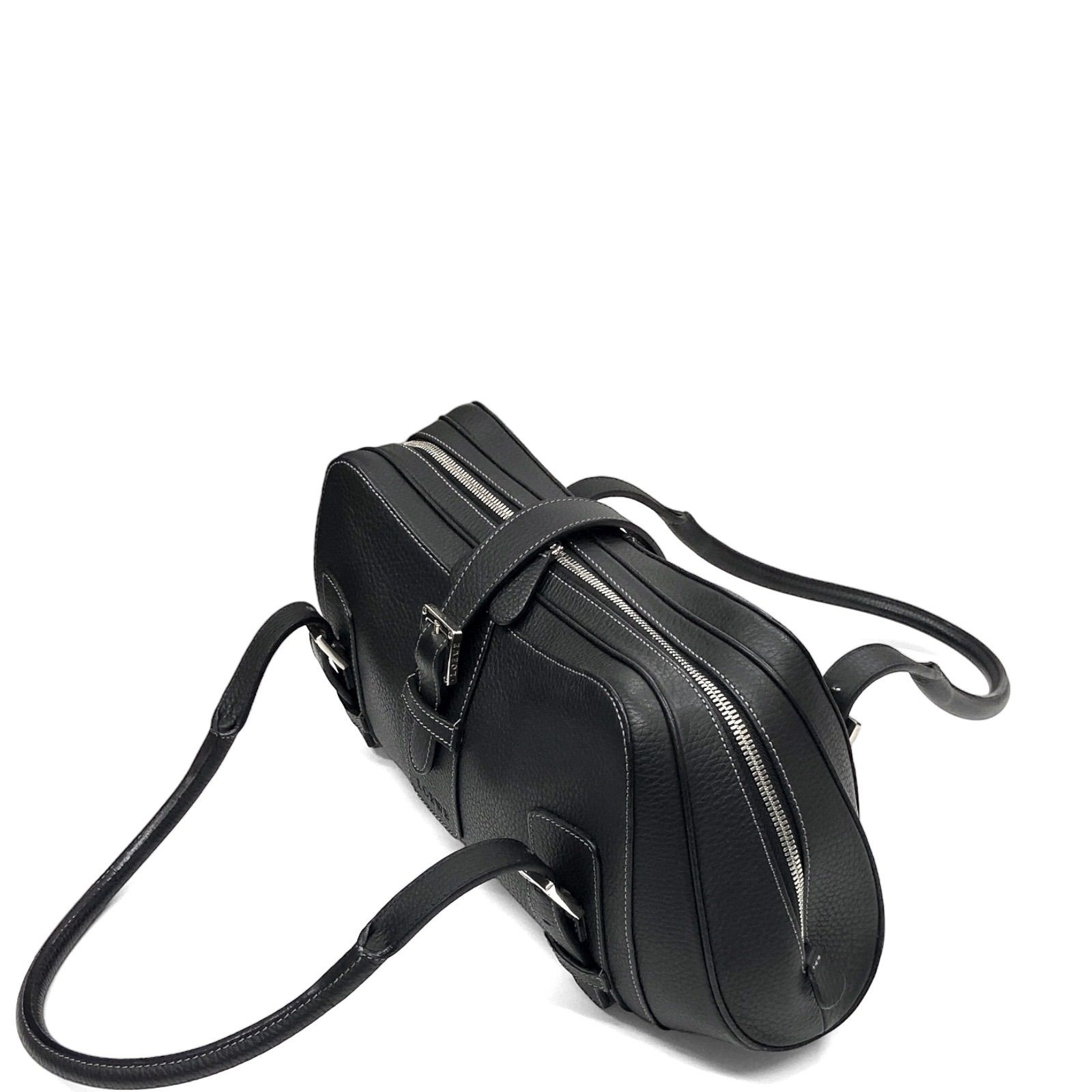 美品】LOEWE ロエベ BOLSO SENDA 4 NEGRO センダ ハンドバッグ 