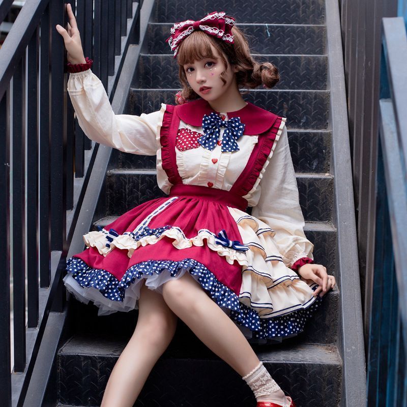 可愛いロリータスカート お出かけ