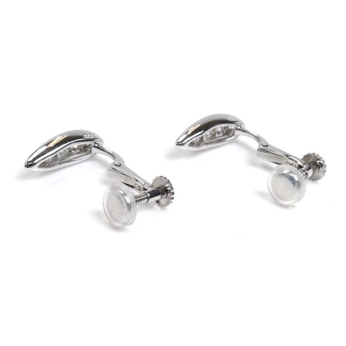 TASAKI タサキ K18WG ホワイトゴールド ダイヤ イヤリング 10202927  