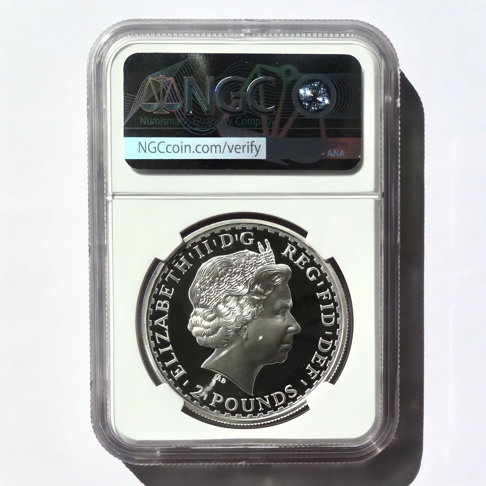 2001年 ブリタニアとライオン NGC PF70UC 1オンス 2ポンド 銀貨 - メルカリ