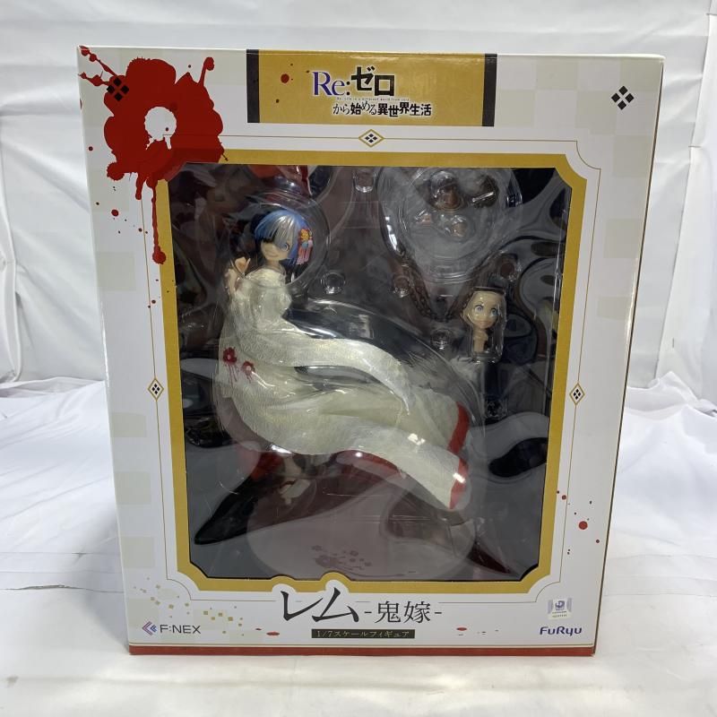 中古】開封)FuRyu F:NEX レム -鬼嫁- 1/7スケールフィギュア Re:ゼロ
