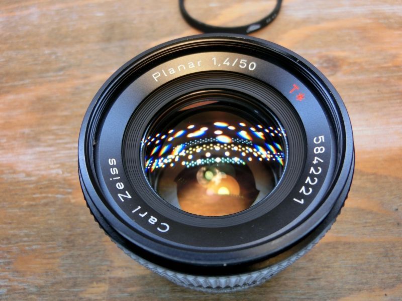 7686 カビ有 Contax Planar 50 mm 1 4 AEJ コンタックス プラナー 標準レンズ