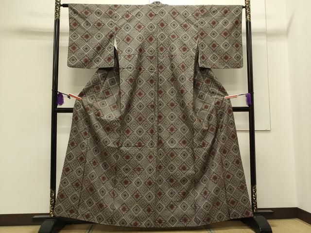 平和屋着物○本場大島紬 龍郷絣 菱花文 正絹 逸品 CAAS0195th - メルカリ 