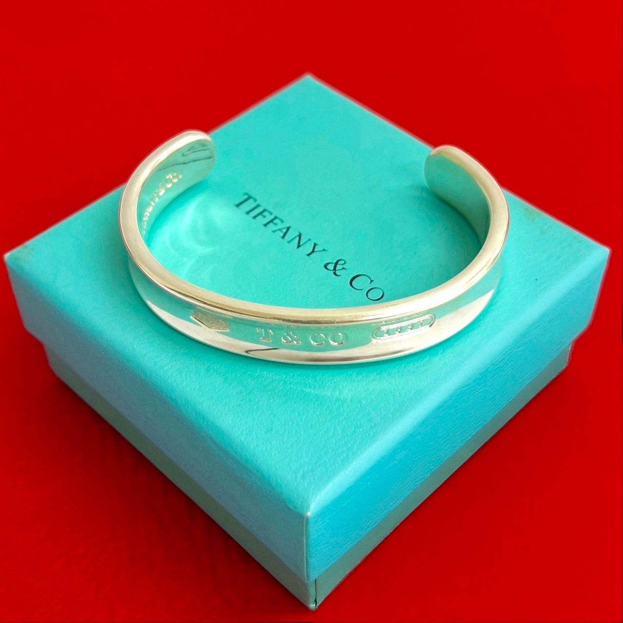 Tiffany&co ティファニー 1837 バングル 925刻印 極美品 TIFFANY&Co. ティファニー 1837 バングル ナロー オープン 腕輪