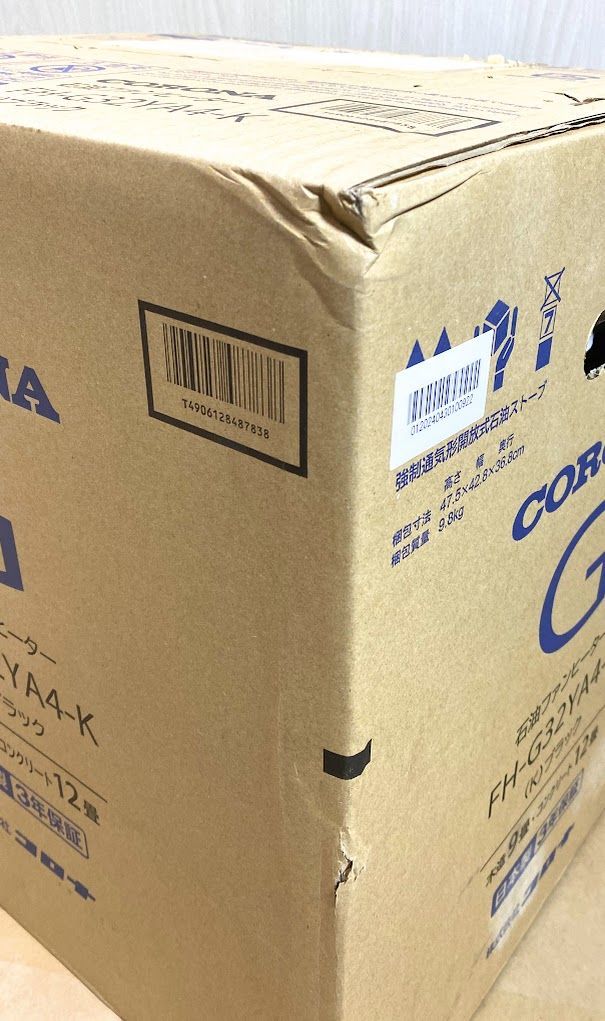 新品・未開封品】CORONA(コロナ) 石油ファンヒーター ブラック FH