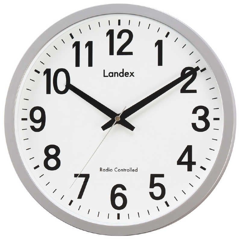 【 新品 未開封 】 LANDEX 掛け時計 ウォールサイド YW9177SV 未使用 送料無料