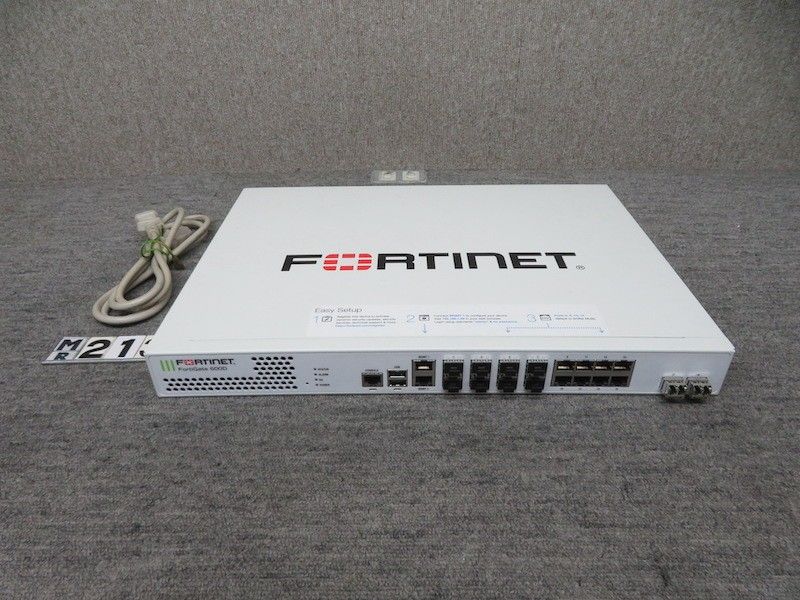 初期化済み・使用少】 FORTINET FortiGate 600D ◇次世代
