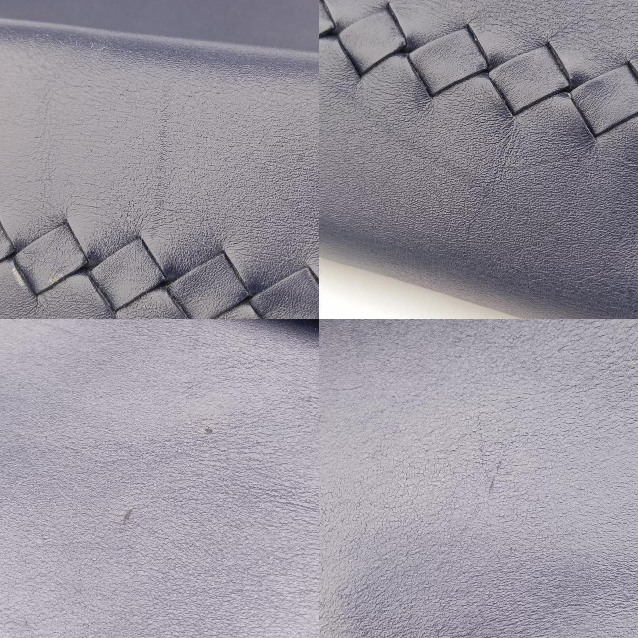 ボッテガヴェネタBottega Venetaイントレチャートネイビー