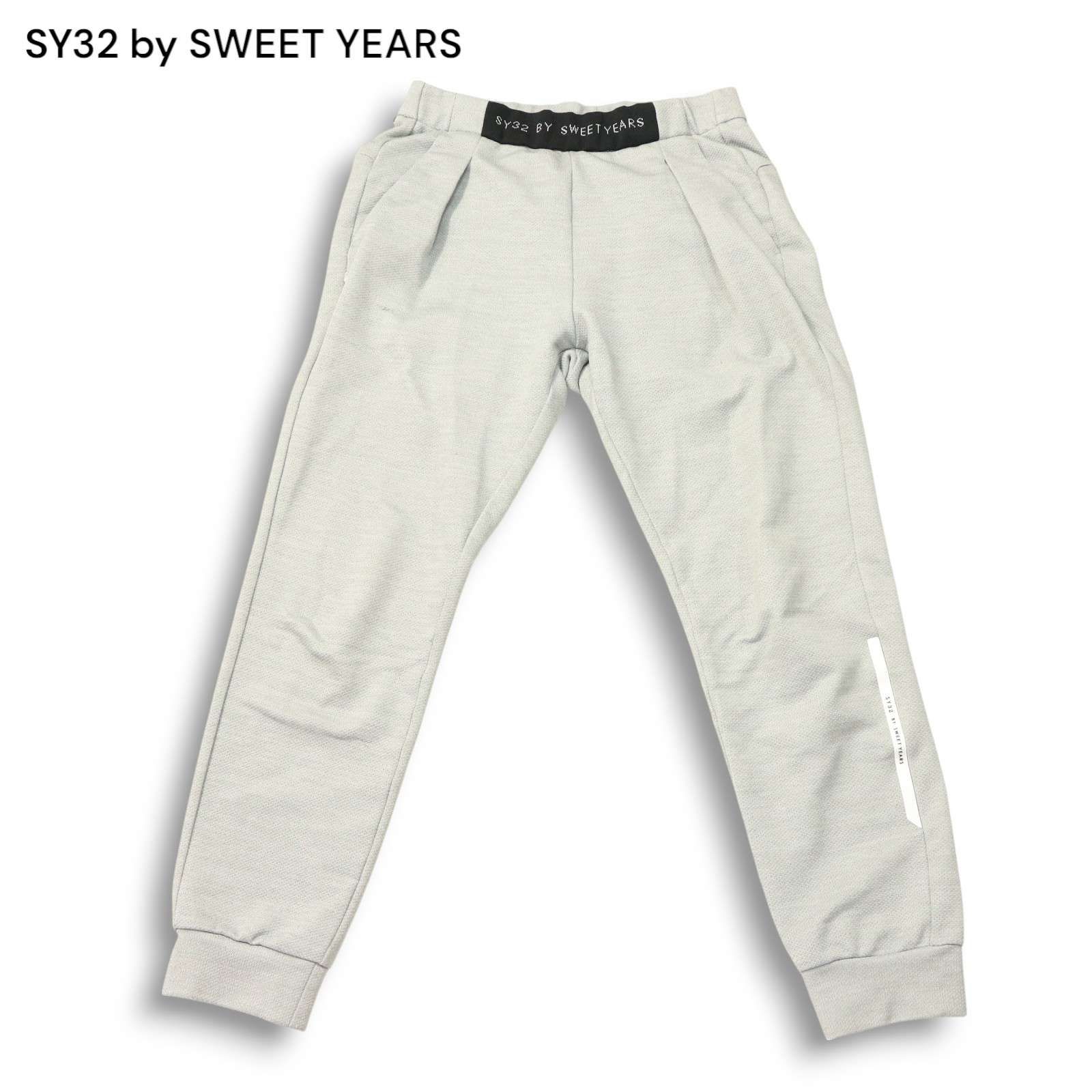 23SS★ SY32 by SWEET YEARS スウィートイヤーズ 通年★ ライト スウェット イージー ジョガー パンツ Sz.M メンズ ゴルフ 23SS☆ SY32 by SWEET YEARS スウィートイヤーズ 通年☆ ライト