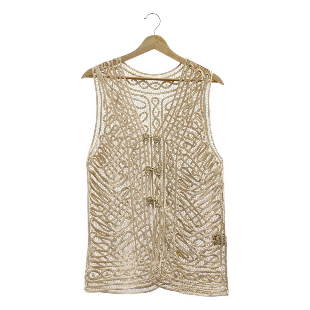 TODAYFUL | トゥデイフル | Embroidery Middle Vest エンブロイダリーミドル ベスト | F | ベージュ | レディース