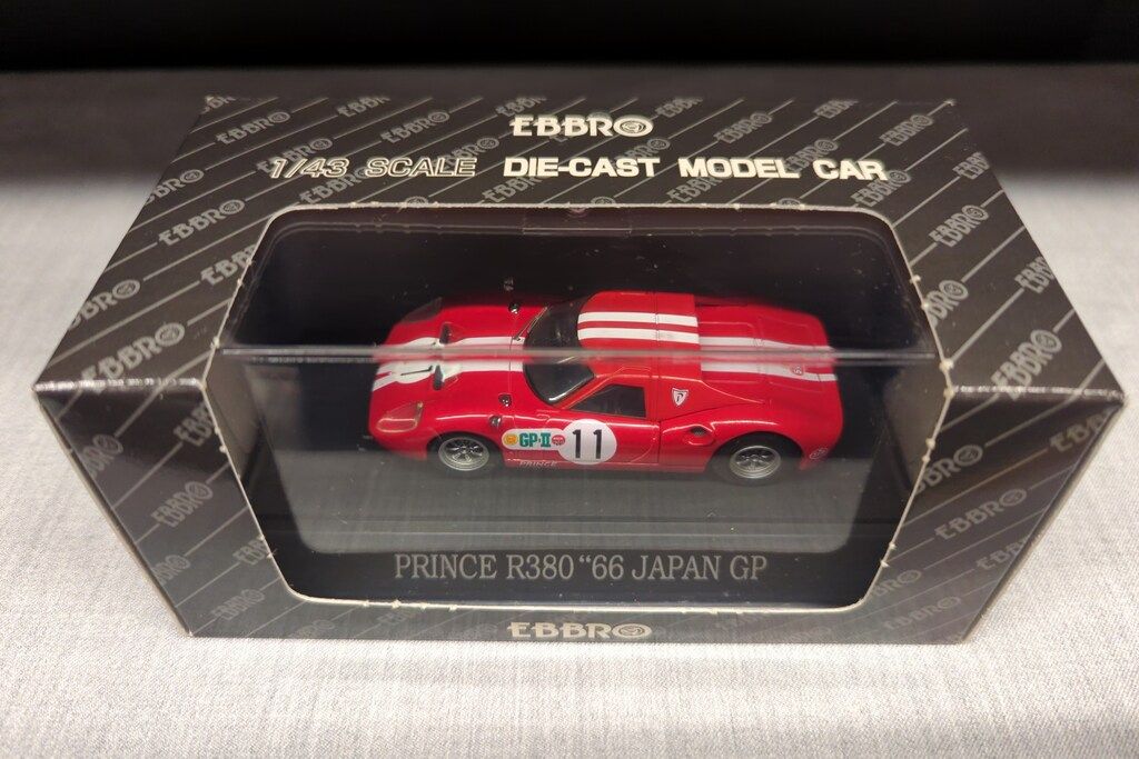 エムエムピー 1/43EBBRO PRINCE R380 “66 JAPAN GP #11 (RED) 77