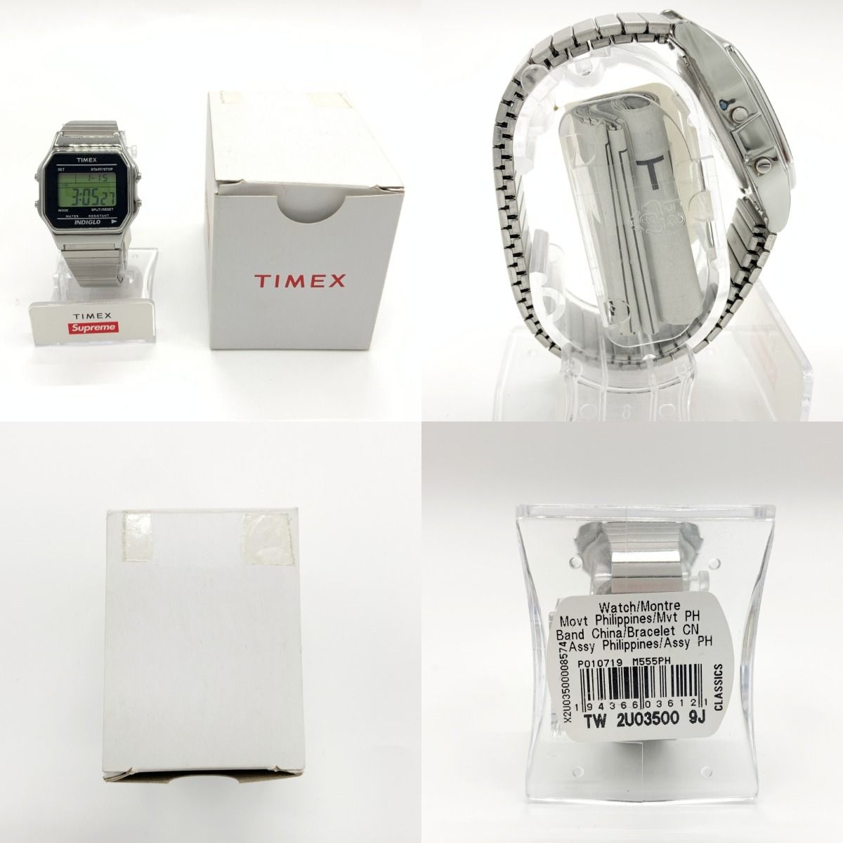 〇〇TIMEX タイメックス Supreme シュプリーム コラボ クォーツ 腕時計 