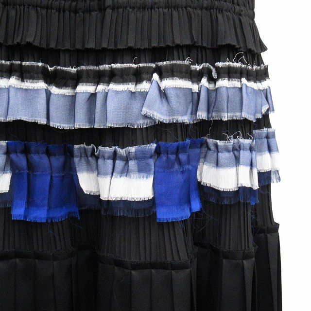 美品 3.1 フィリップリム 3.1 phillip lim プリーツ加工 ボーダー 異  