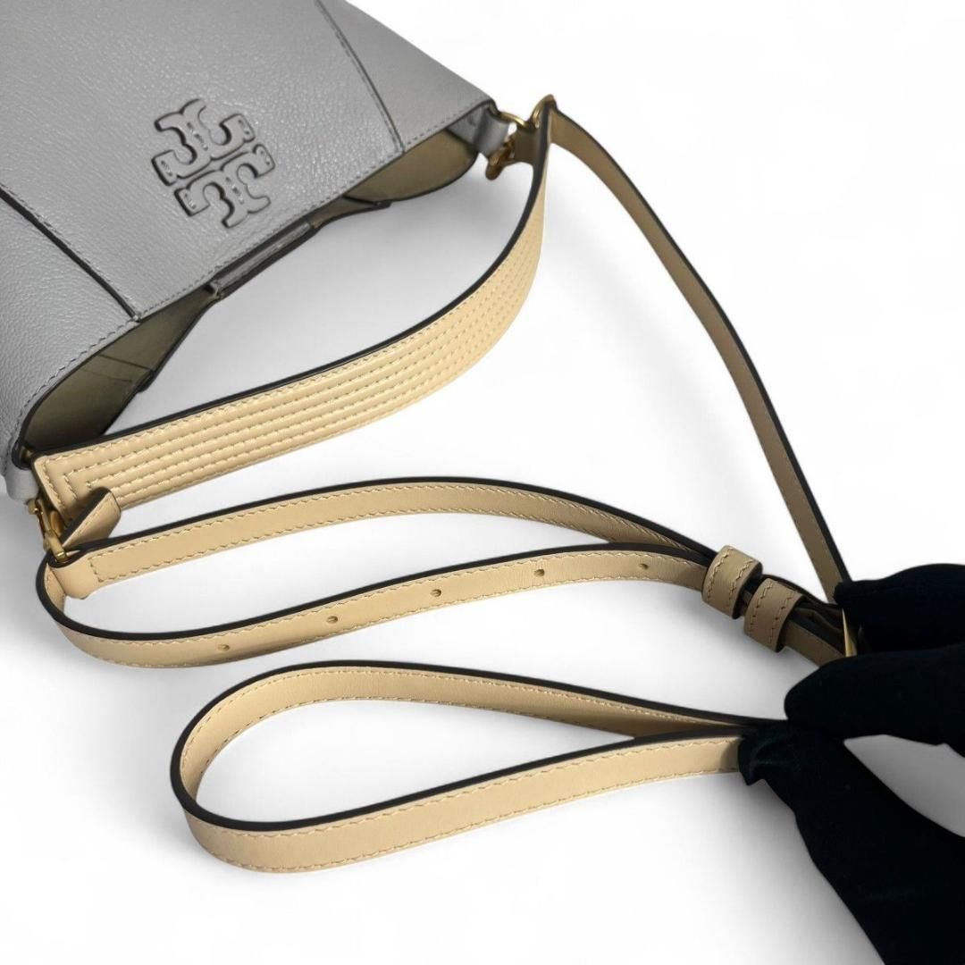 極美品 Tory Burch トリーバーチ マックグロー スモール バケット
