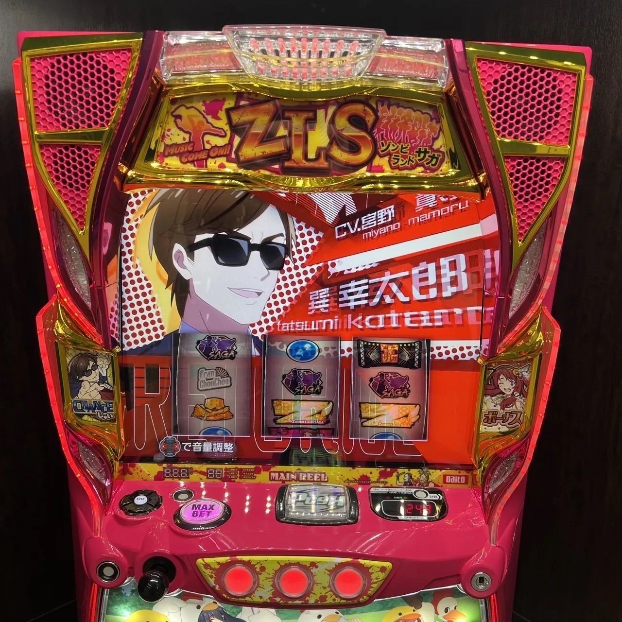 使用品 スマスロ ゾンビランドサガ 佐賀パネルver. パチスロ実機 【保障できる！】