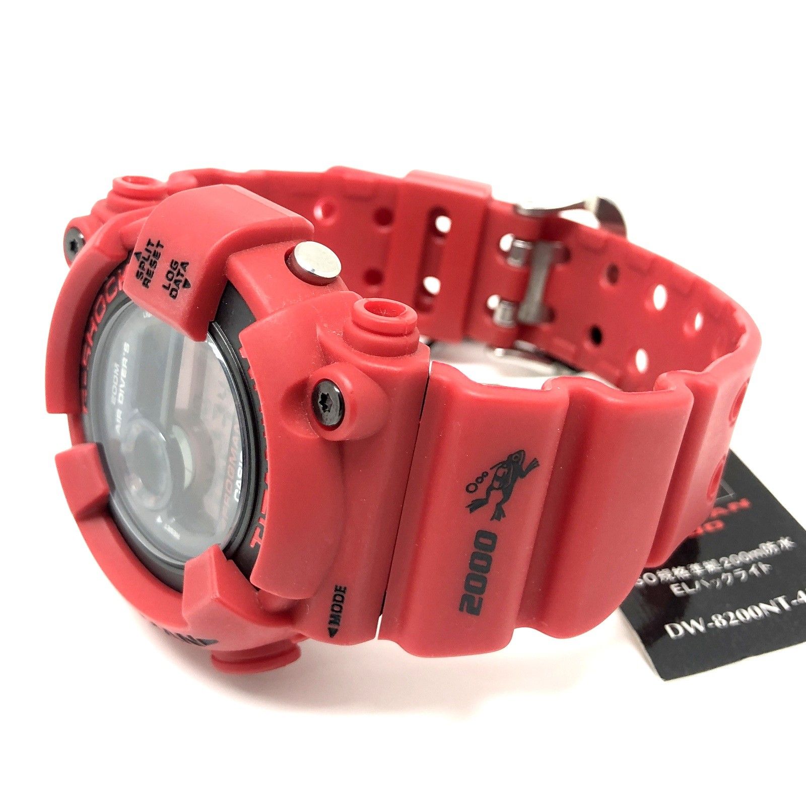 G-SHOCK ジーショック DW-8200NT-4 FROGMAN2000 フロッグマン 赤蛙