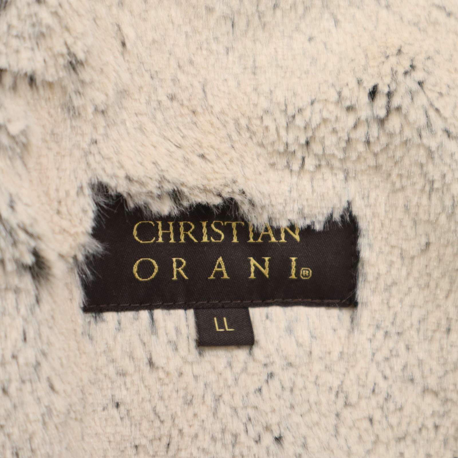 CHRISTIAN ORANI クリスチャンオラーニ 秋冬 フェイク ムートン 襟ボア