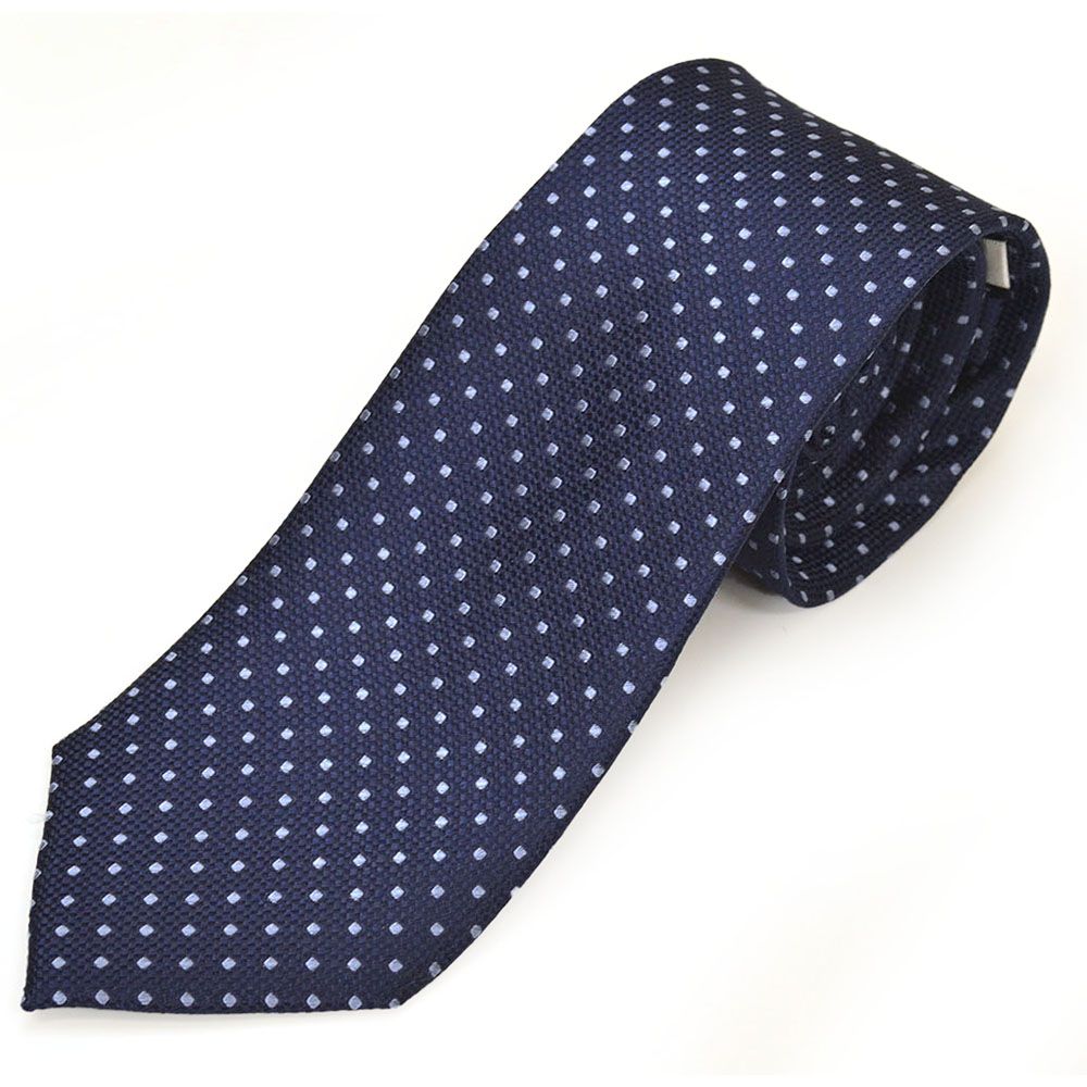 renoma PARIS レノマ パリス ネクタイ ドット柄シルクネクタイ(サイズ剣幅8cm)erm23s002 2L48052-4 NAVY ネイビー