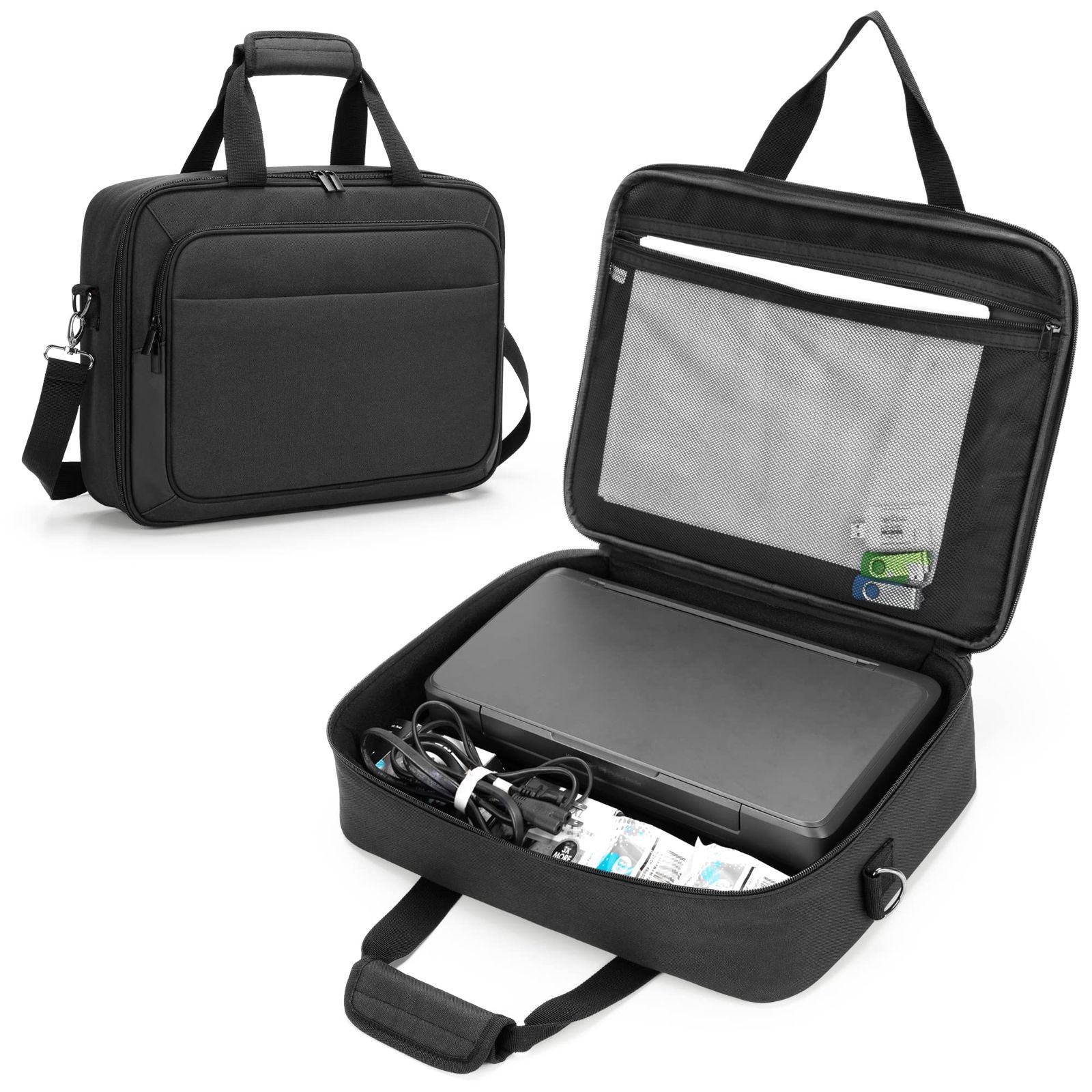 【数量限定】モバイルプリンター ケース SAMDEW HP Tango/Tango X/HP Officejet 250/200に適合して プリンター収納ケース 大容量 インクジェットプリンターバッグ ケース SAMDEW HP 数量限定プリンター収納ケース 文房具・事務用品 AiO]