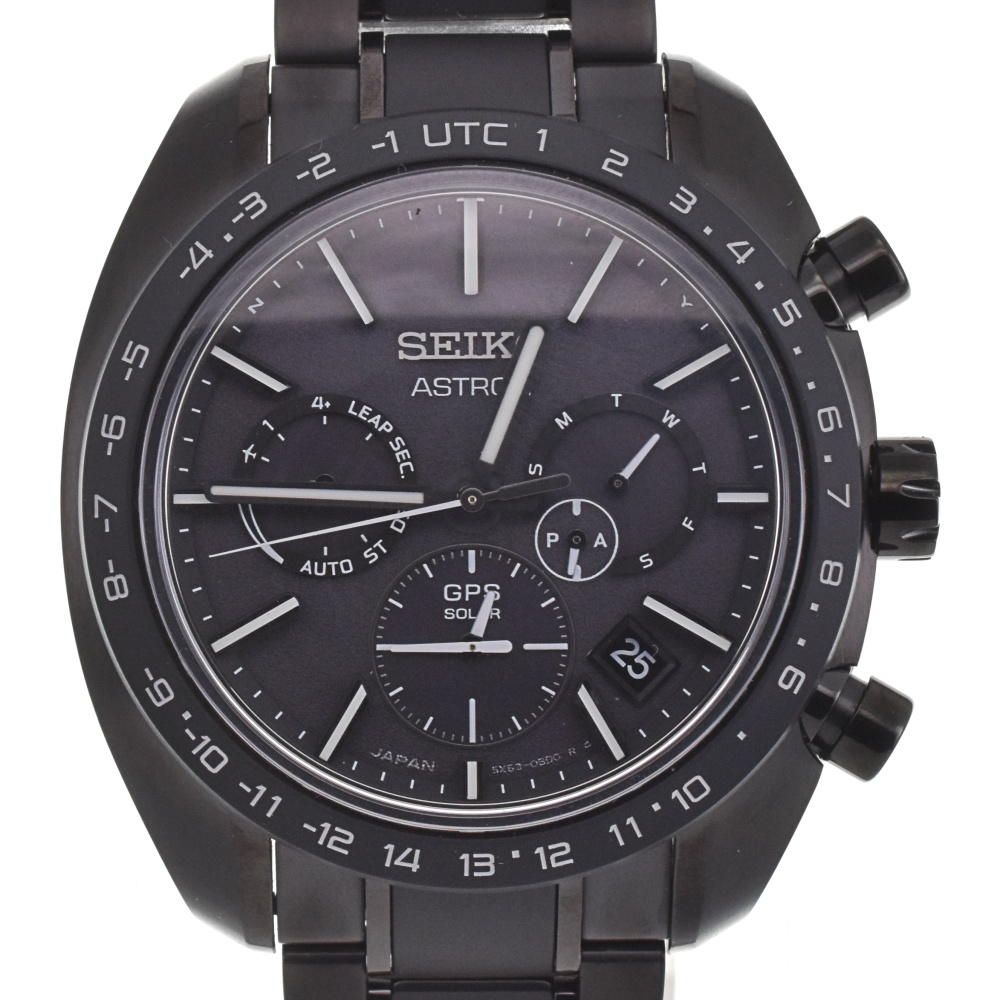 セイコー SEIKO SBXC089 アストロン  ソーラー GPS衛星電波 メンズ美品箱付き J#134005