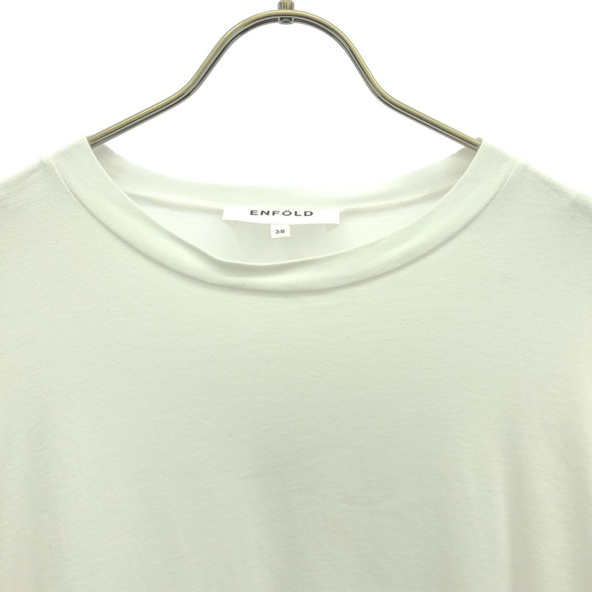 【美品】ENFOLD ホワイト チュニック 38 ENFOLD - エンフォルド チュニック サイズ38 M美品 の通販 by
