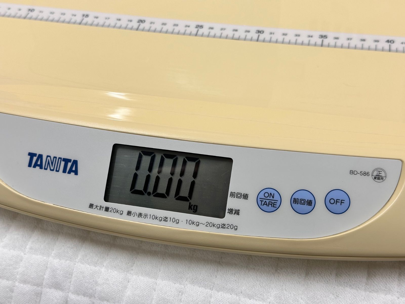 TANITA デジタルベビースケール ホワイト BD-586 デジタルベビースケールBD-586｜タニタ | タニタ
