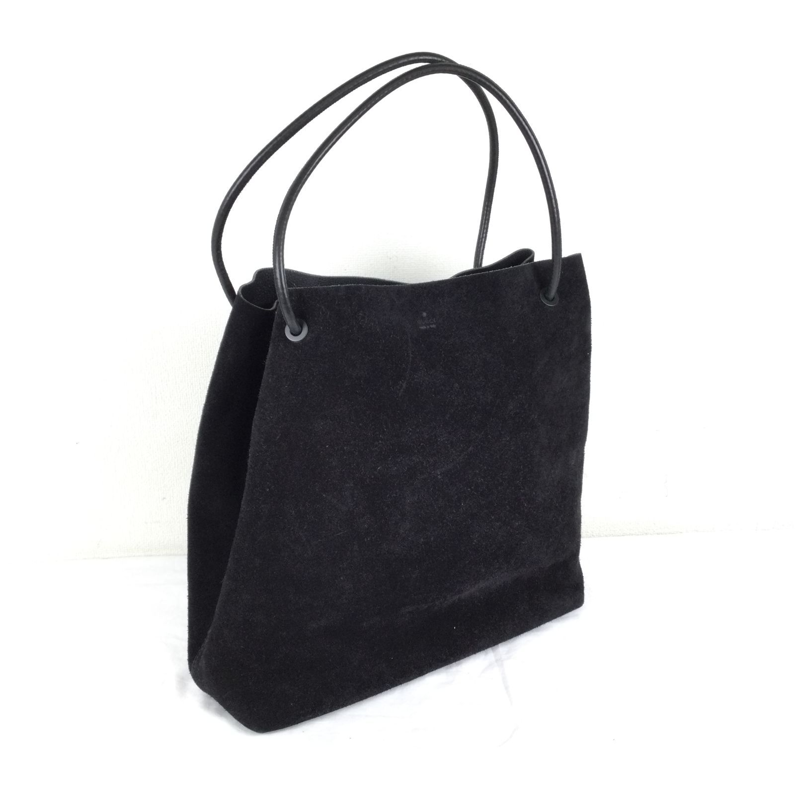 GUCCI スエード トートバッグ 黒