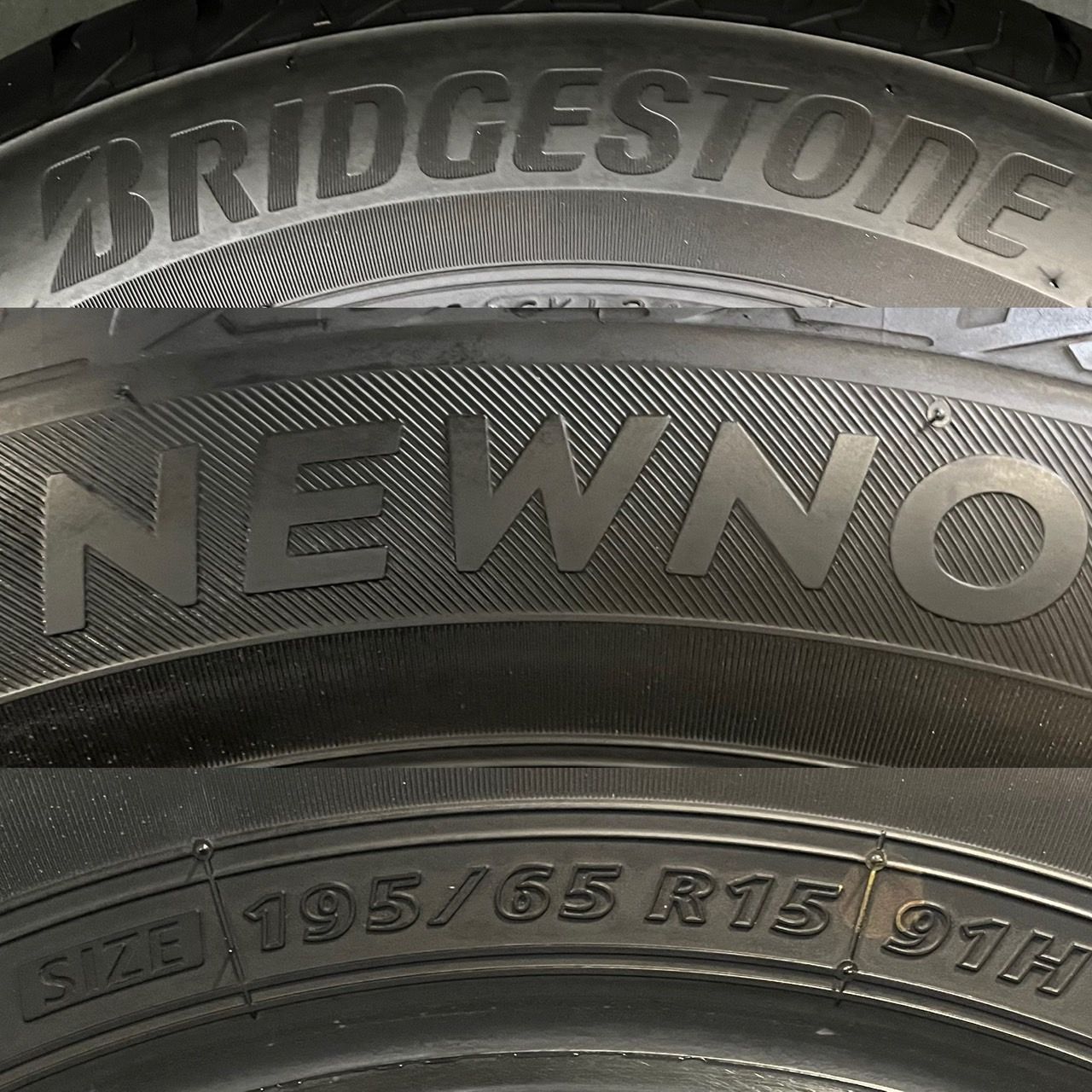 2023年　ブリヂストン　ニューノ　195/65R15　バリ溝80~90%　4本 BRIDGESTONE ブリヂストン ニューノ NEWNO 195/65R15 91H サマー