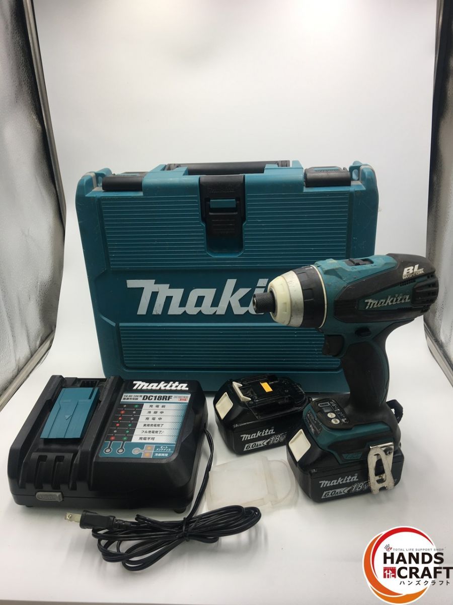 品 マキタ 充電式 4モード インパクトドライバ TP141DRGX フルセット バッテリ2個 18V|6.0Ah|108Wh|充電65回 54回 充電器