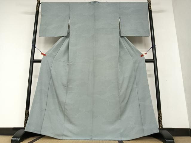 平和屋着物●江戸小紋　雲重ね吉祥花文　松坂屋扱い　正絹　逸品　AAAV7451zg 平和屋着物○江戸小紋 雲重ね吉祥花文 松坂屋扱い 正絹 逸品