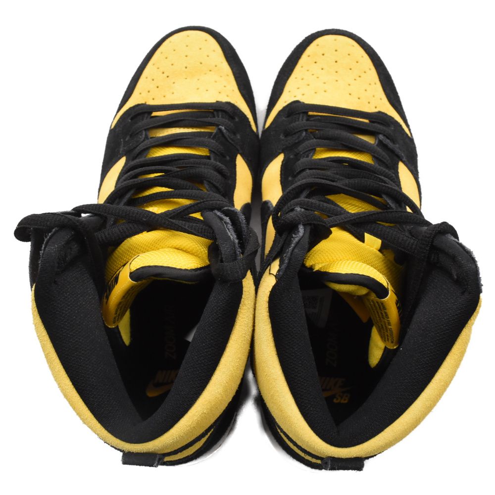 NIKE SB (ナイキエスビー) DUNK HIGH MAIZE AND BLACK ダンク