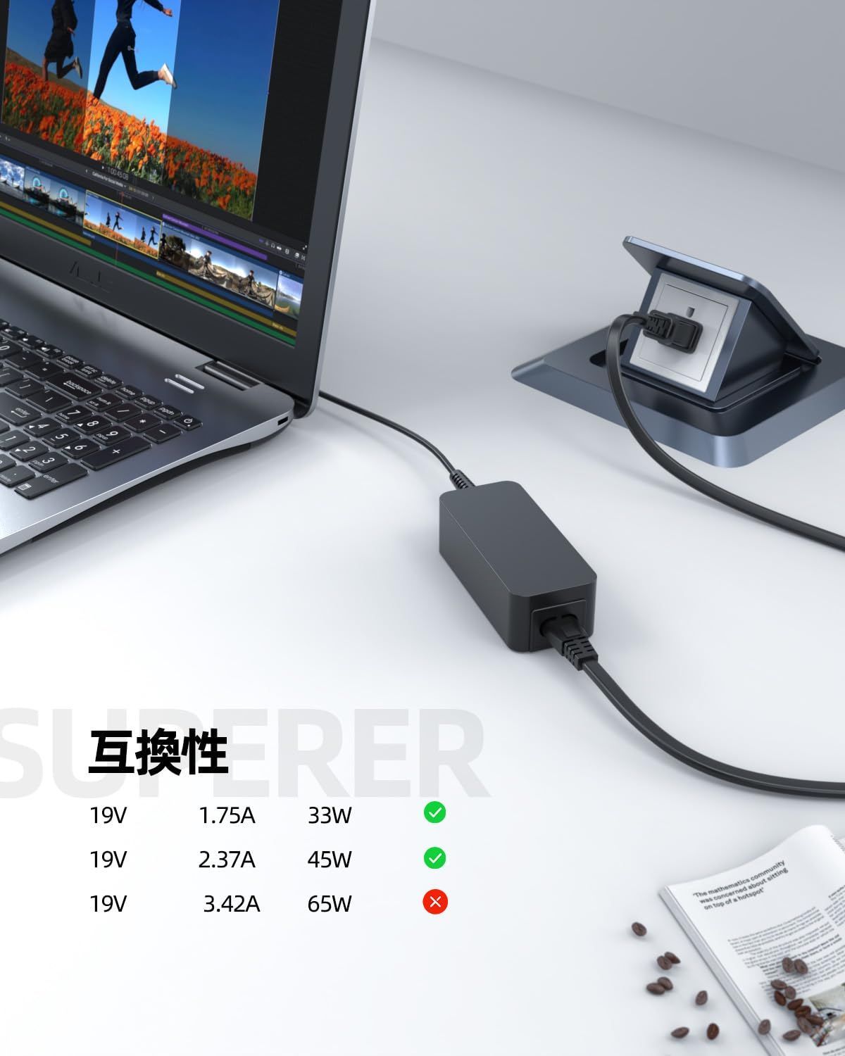 特価商品】19V 東芝対応 ダイナブックdynabook s73 acアダプター S73