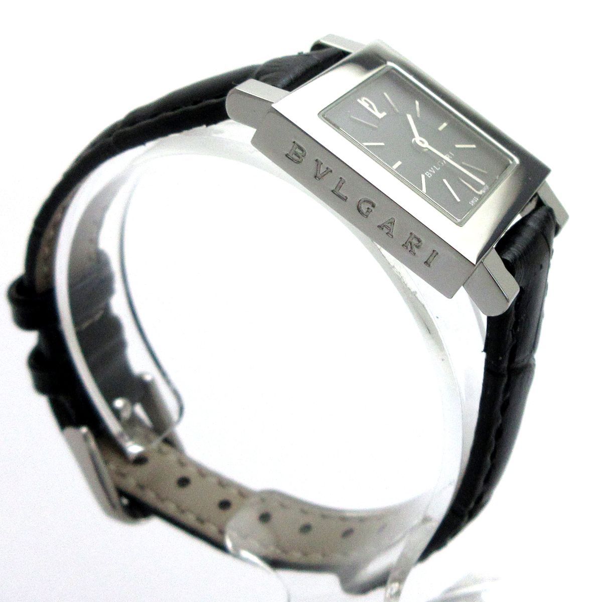 ブルガリ クアドラード レディース ブラック SQ22SL 時計