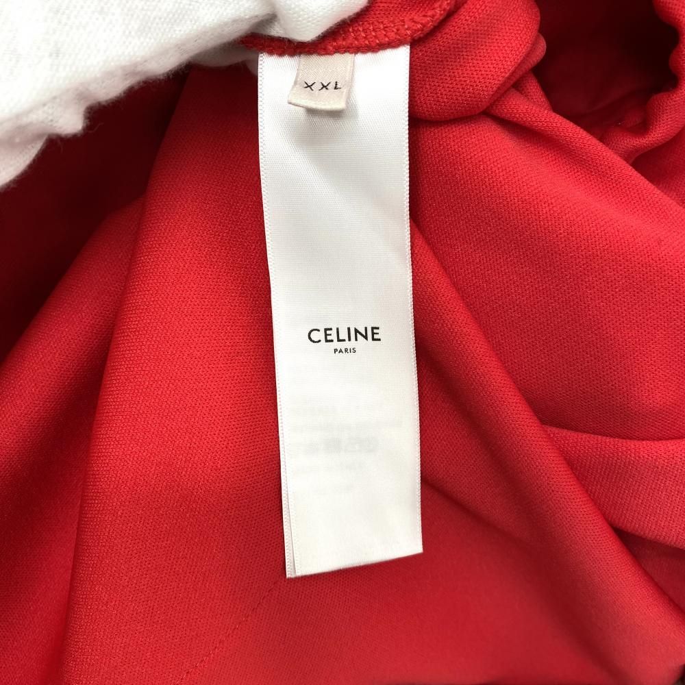 中古】CELINE 21AW トリオンフ ロゴ ダブルフェイスジャージ フード