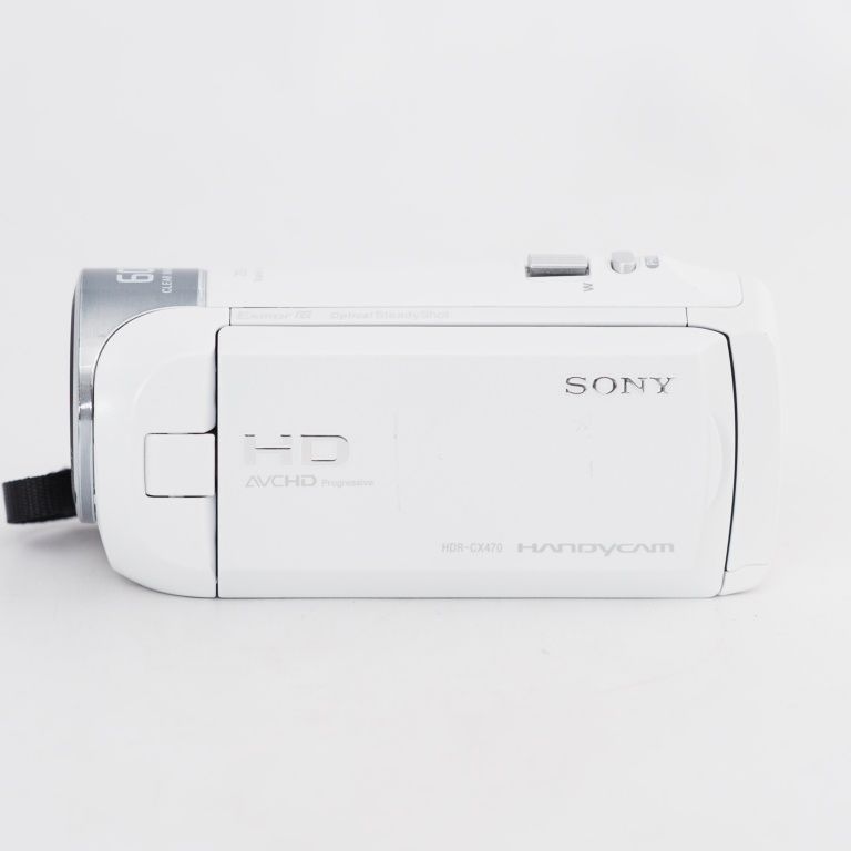 SONY ソニー ビデオカメラ Handycam HDR-CX470 ホワイト 内蔵メモリー