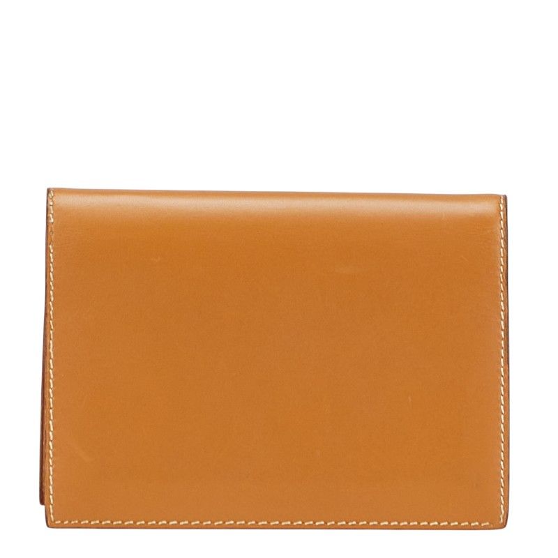 エルメス アジェンダGM ゴールド ブラウン ボックスカーフ レディース HERMES 1-0231720