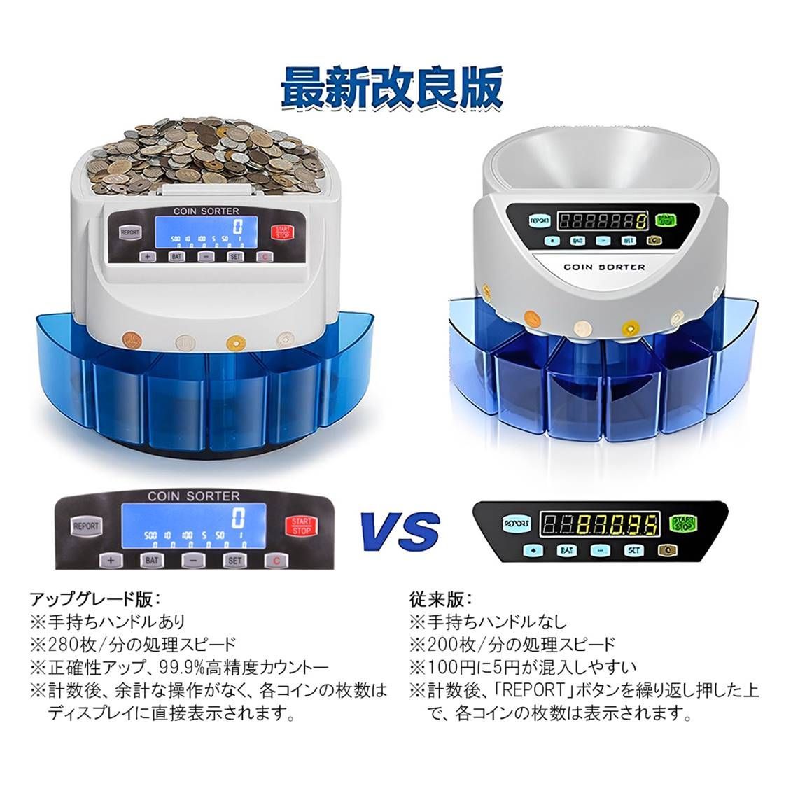 硬貨カウンター 硬貨計数機