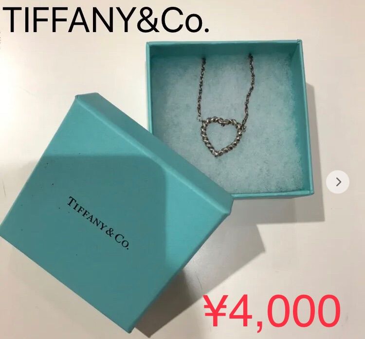 TIFFANY&Co. ティファニーアンドコー¥5,800→¥4,000 - メルカリ
