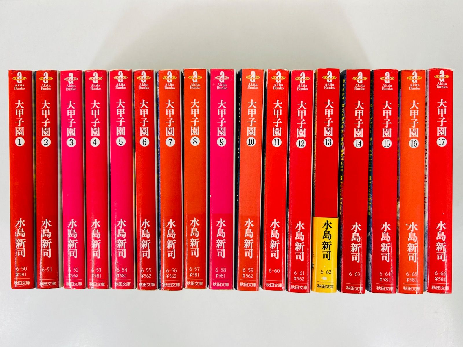 漫画コミック文庫【大甲子園 1-17巻・全巻完結セット】水島新司★秋田文庫② 漫画コミック文庫【大甲子園 1-17巻・全巻完結セット】水島新司☆秋田文庫