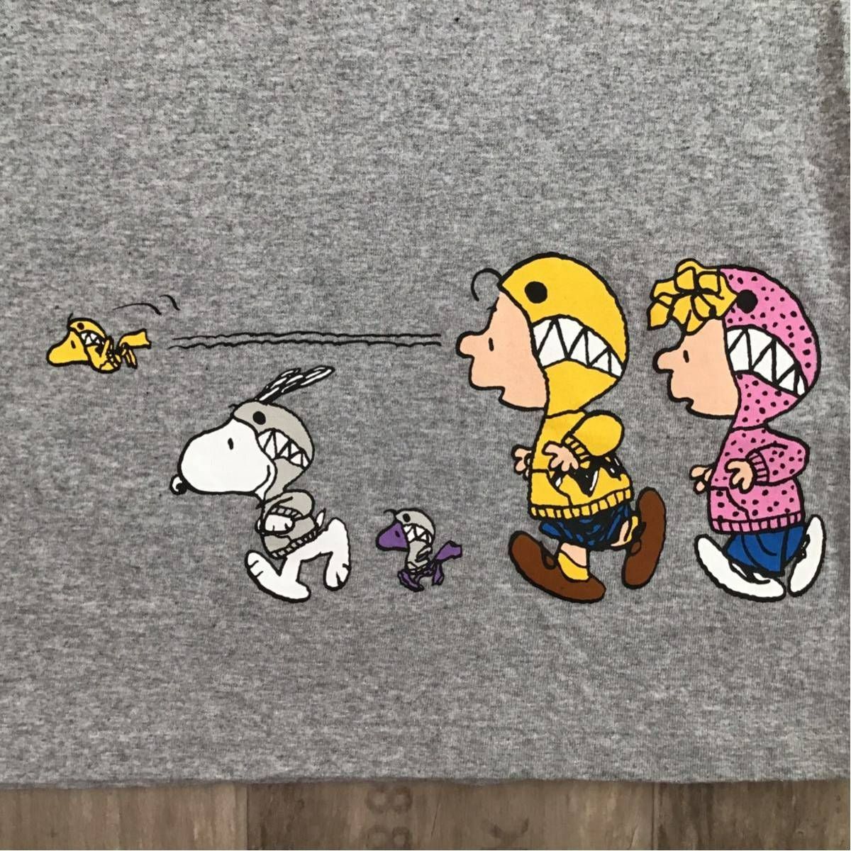 ☆激レア☆ SHARK HOODIE SNOOPY FRIENDS Tシャツ Sサイズ a bathing 