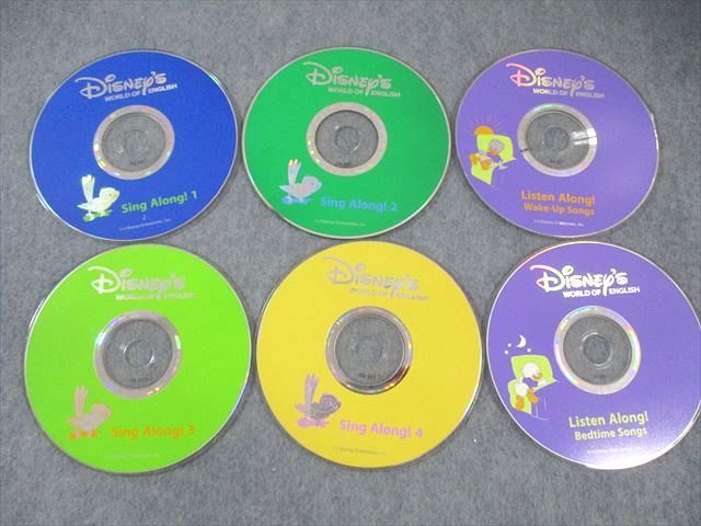 ワールドファミリー ディズニーワールドオブイングリッシュ シングアロングなど CD10巻/DVD4巻付 ★ 300L4D ワールドファミリー ディズニーワールドオブイングリッシュ