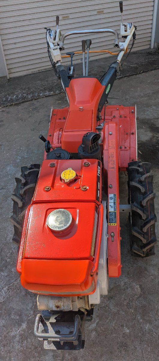 鹿児島発　クボタ7.5馬力　セル始動　ディーゼル耕うん機KRA75　タイヤ新品　バッテリー新品 鹿児島発 セル始動 クボタ 7.5馬力ディーゼル耕うん機KRA75 タイヤ新品