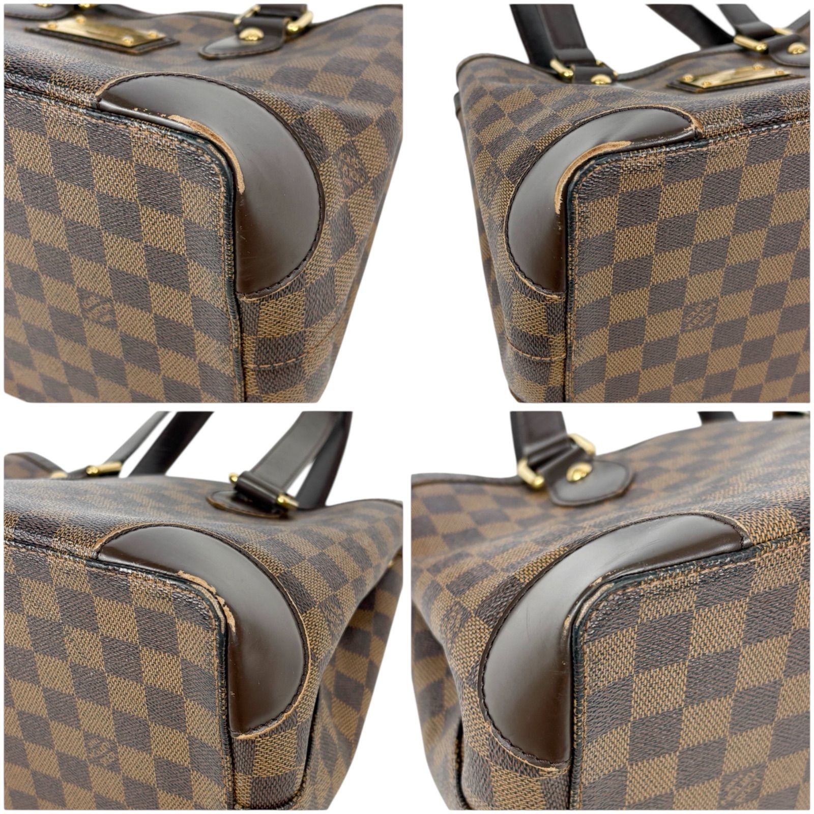 ルイヴィトン ダミエ ハンドバッグ ハムステッドPM バック レザー かばん ほぼ未使用 袋付 LOUIS VUITTON ルイヴィトン ハムステッド PM